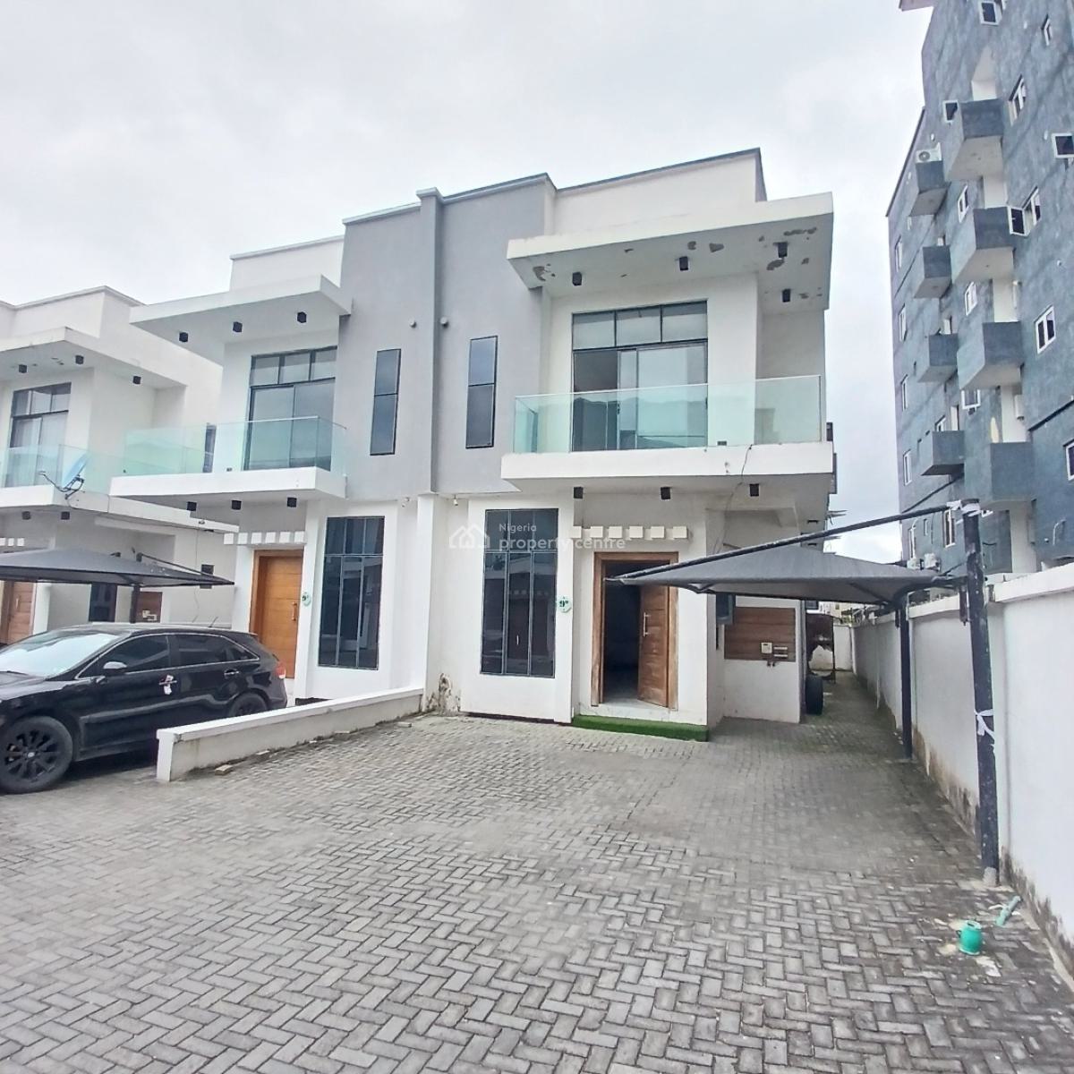 Luxury 4 Bedroom Semi-detached Duplex with Bq, Osapa, Lekki, Lagos, Semi-detached Duplex for Sale