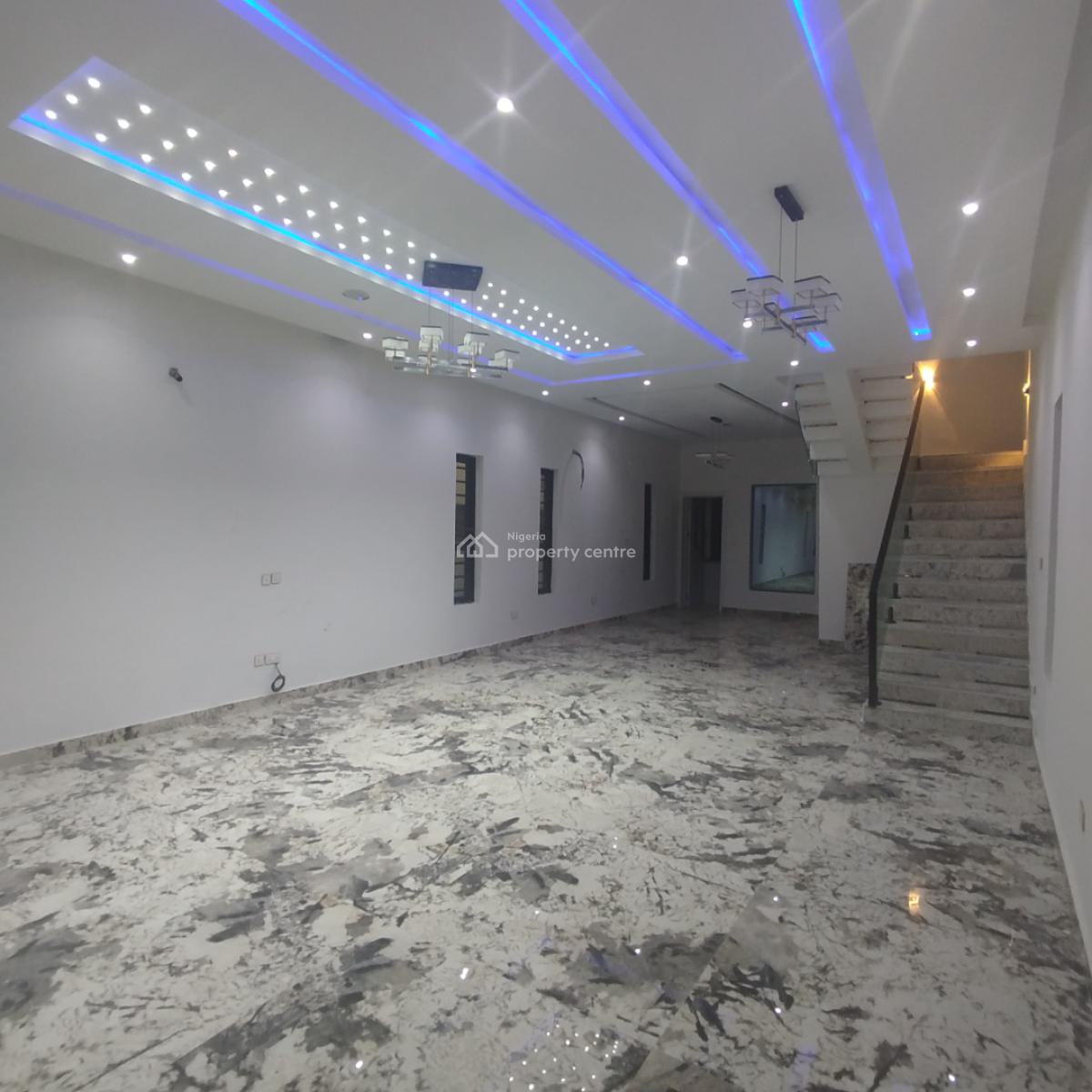 Luxury 6 Bedroom Fully Detached Duplex with Bq and Swimming Pool, Ikota Villa, Ikota, Lekki, Lagos, Detached Duplex for Sale