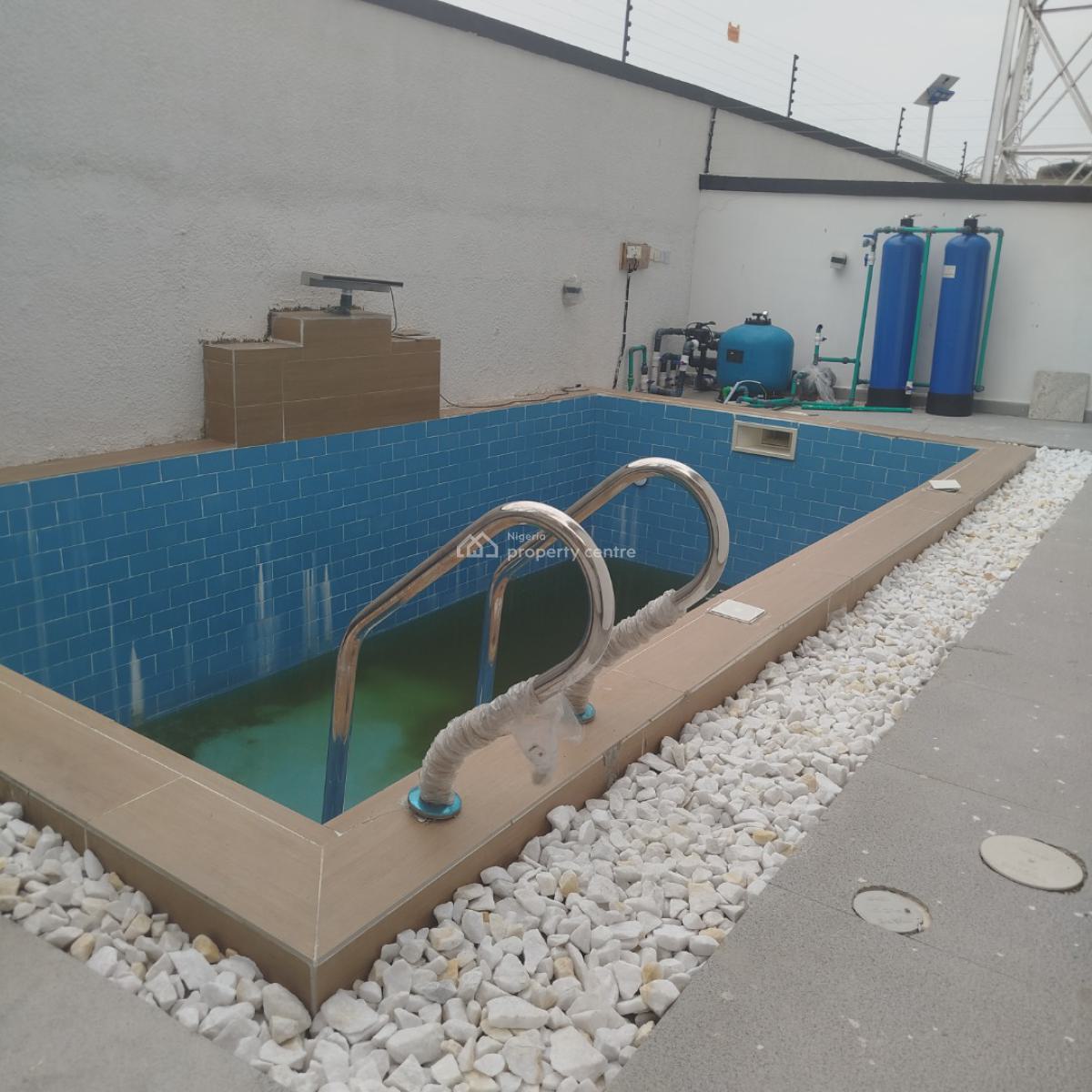 Luxury 6 Bedroom Fully Detached Duplex with Bq and Swimming Pool, Ikota Villa, Ikota, Lekki, Lagos, Detached Duplex for Sale