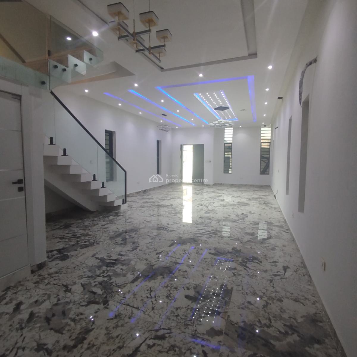 Luxury 6 Bedroom Fully Detached Duplex with Bq and Swimming Pool, Ikota Villa, Ikota, Lekki, Lagos, Detached Duplex for Sale
