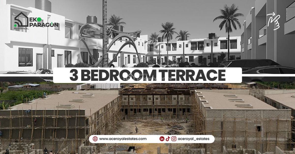 Specious Luxury 3 Bedroom Presidential Suite Terrace Duplex with Bq, Abjio Gra World Class Premium Luxury Estate, Abijo, Lekki, Lagos, Terraced Duplex for Sale