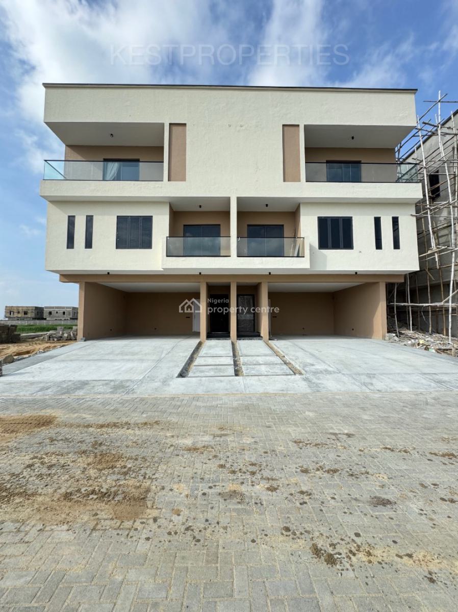 Serviced 4 Bedroom Semi Detached with Bq, Park-in Garage. Payment Plan, Lekki Phase 1, Lekki, Lagos, House for Sale