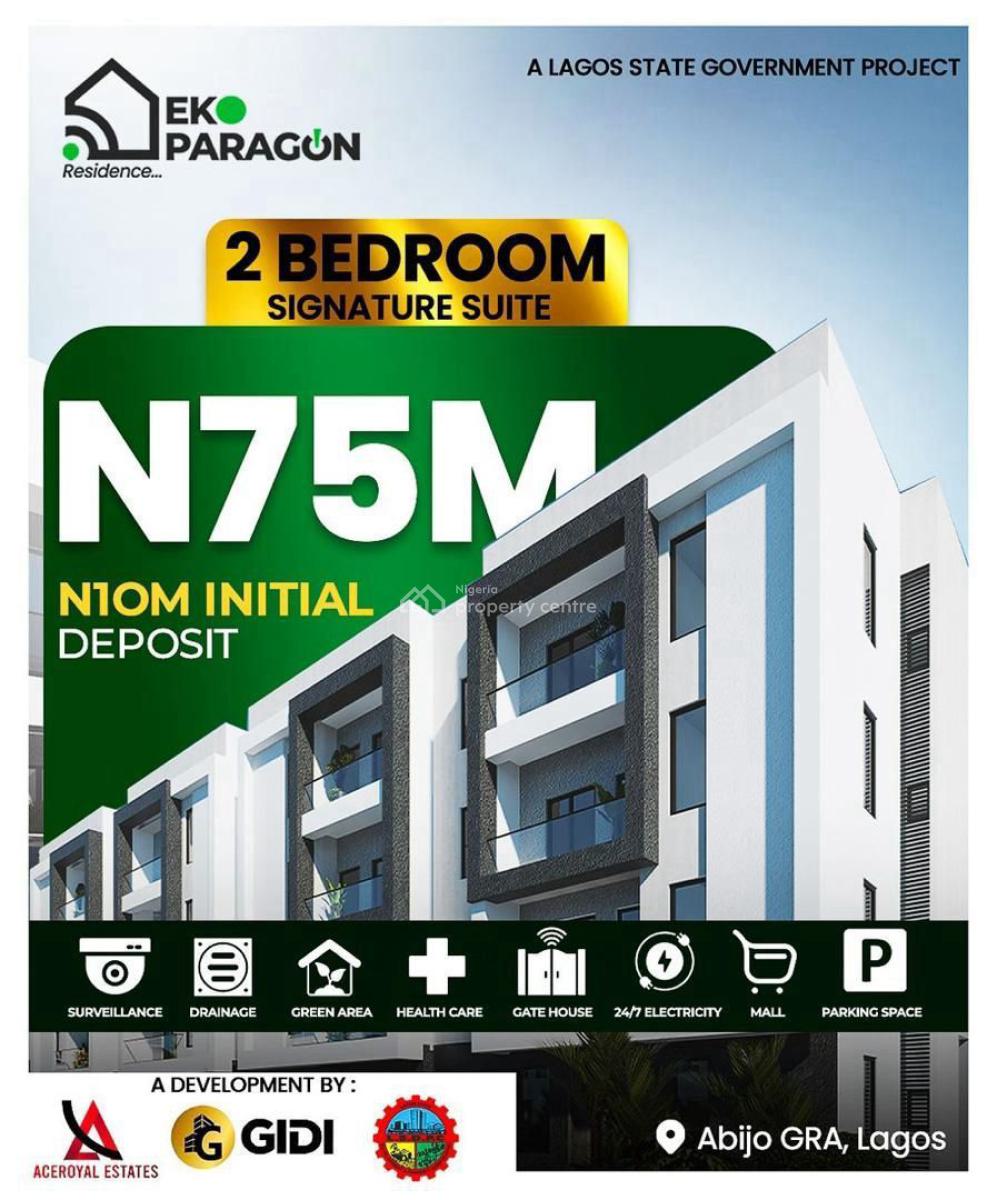 Specious Luxury 2 Bedroom Signure Apartment for Royalist, Abijo Gra, Abijo, Lekki, Lagos, Block of Flats for Sale
