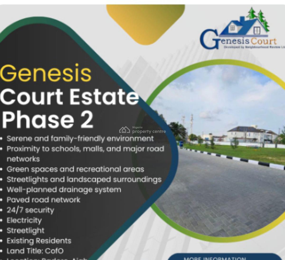 Buy Peace of Mind, Genesis Court Phase 2, Badore, Ajah, Lagos, Residential Land for Sale