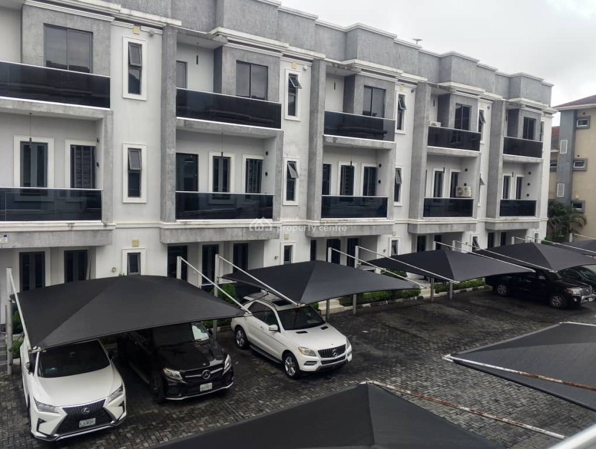 Luxury 4 Bedroom Terrace Duplex with Bq in Secured Estate, Off Admiralty Way, Lekki Phase 1, Lekki, Lagos, Terraced Duplex for Rent