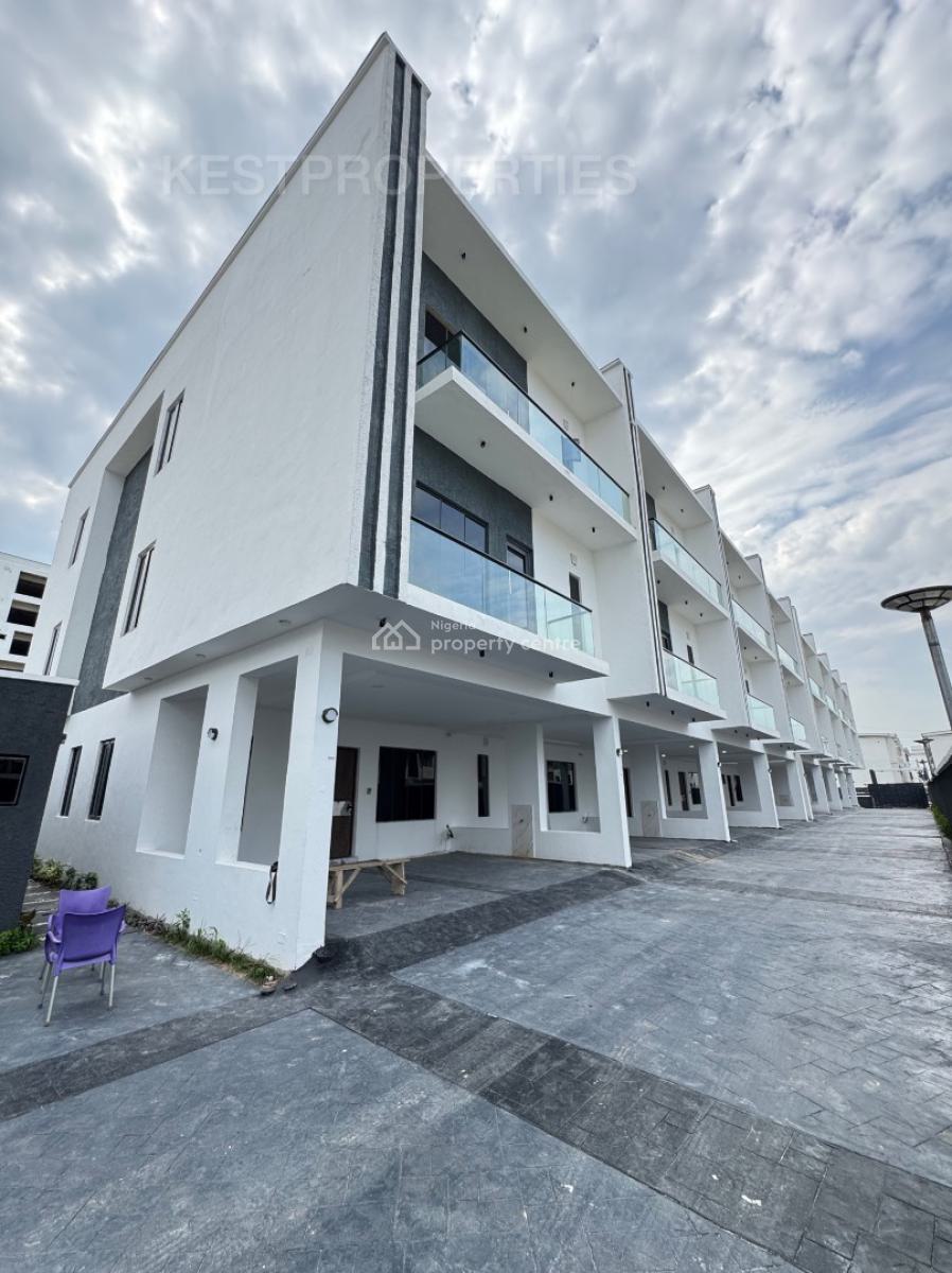 4 Bedroom Terrace Duplex with Bq, Ikate, Lekki, Lagos, Terraced Duplex for Sale