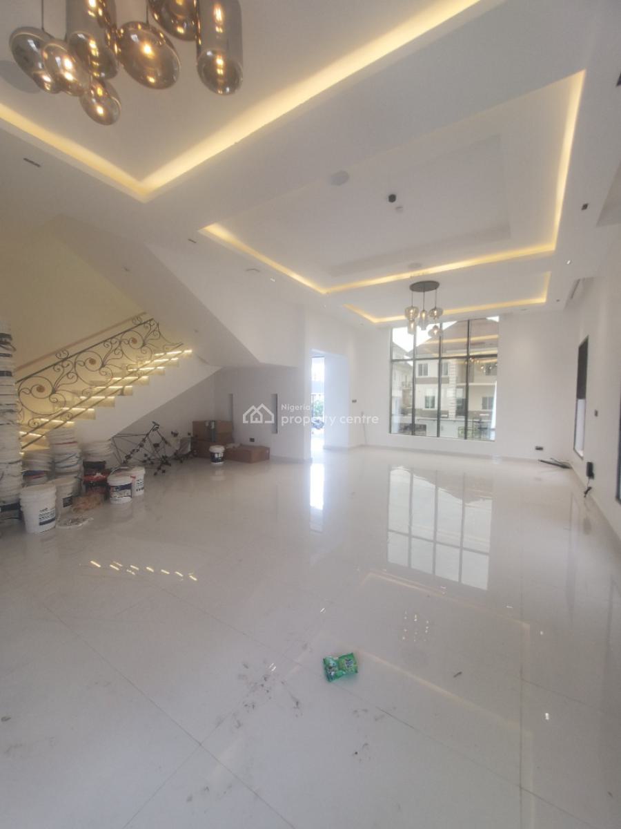 Contemporary 5 Bedroom Detached Duplex with Bq, Pool, in a Ured Estate, Osapa, Lekki, Lagos, Detached Duplex for Sale