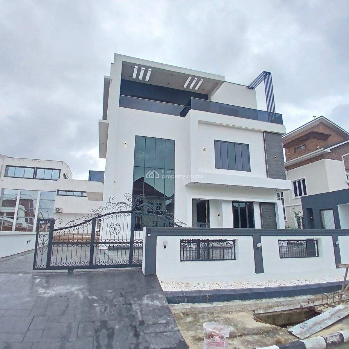Gigantic 5 Bedroom Mansion Within a Highly Sought After Estate, Pinnock Beach Estate, Osapa, Lekki, Lagos, Detached Duplex for Sale