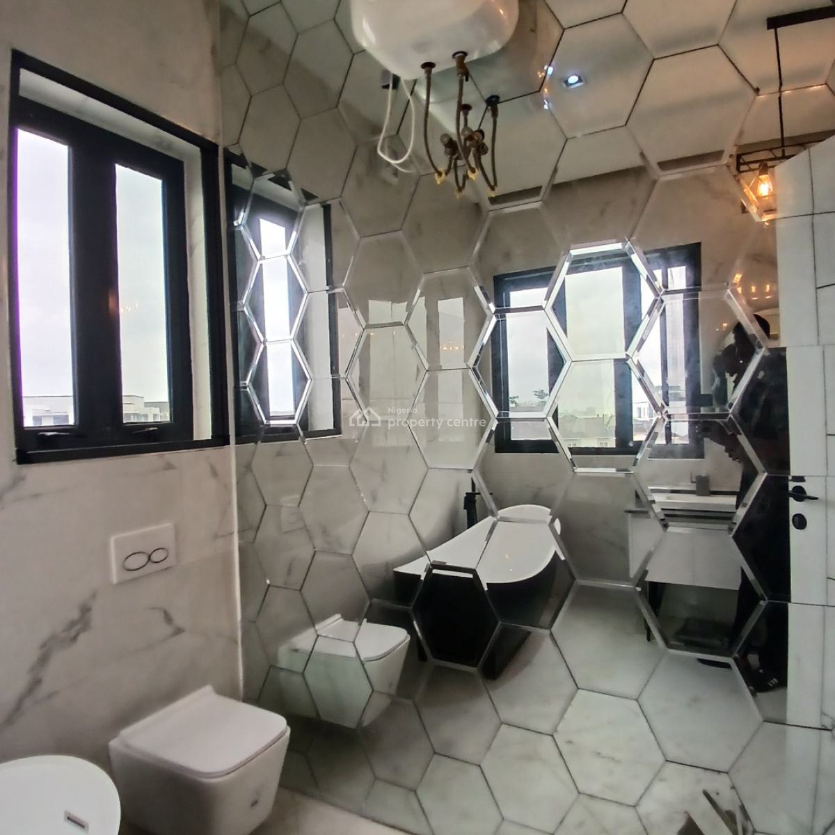 Astonishing 6 Bedroom Detached Duplex with Rooftop, Gym, Elevator, Within The Prestigious Pinnock Beach Estate, Osapa, Lekki, Lagos, Detached Duplex for Sale