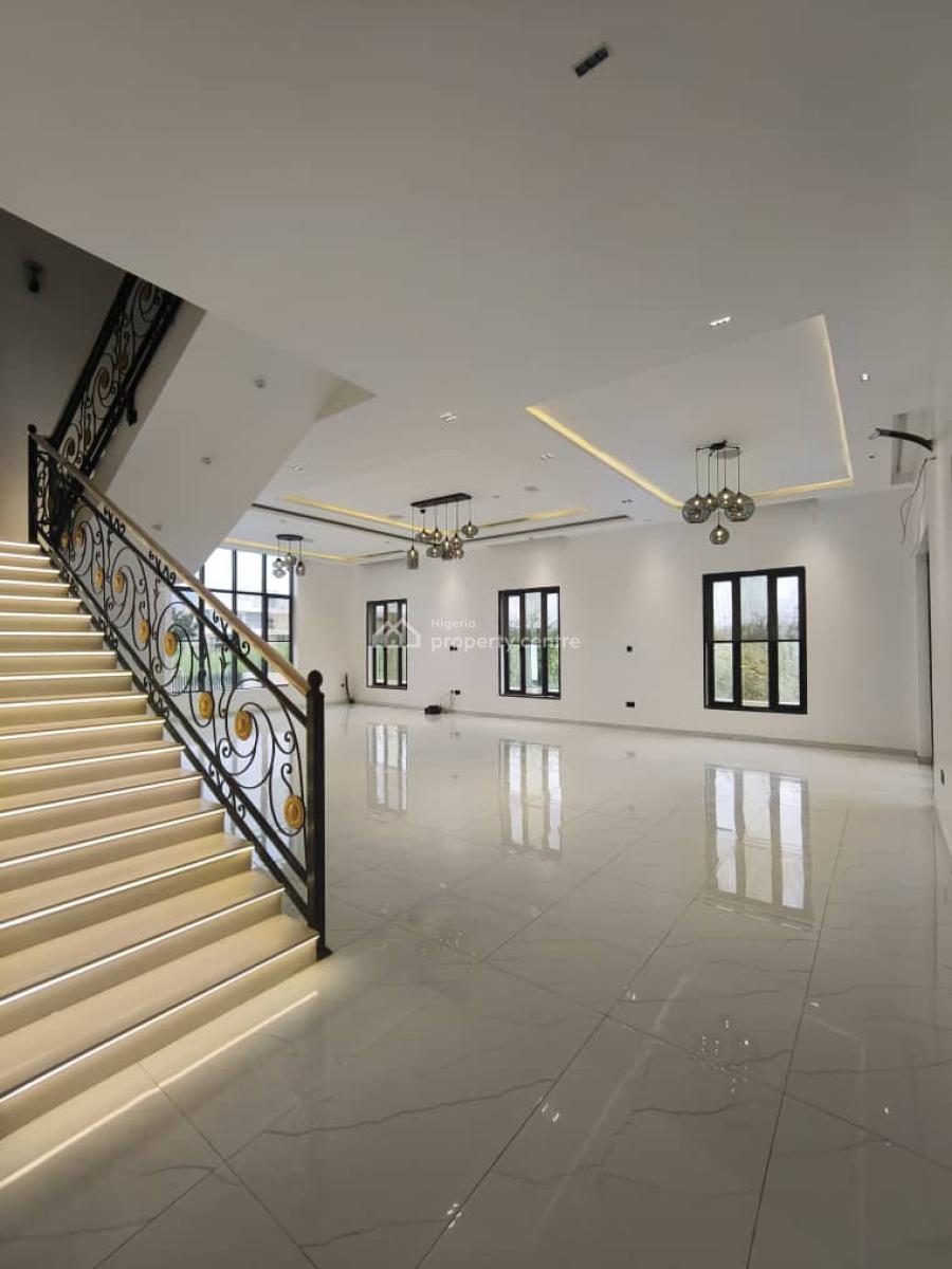 Luxurious Well Built with Details 5 Bedroom Fully Detached Dupled with 2 Rooms, Chevron, Lekki, Lagos, Detached Duplex for Sale