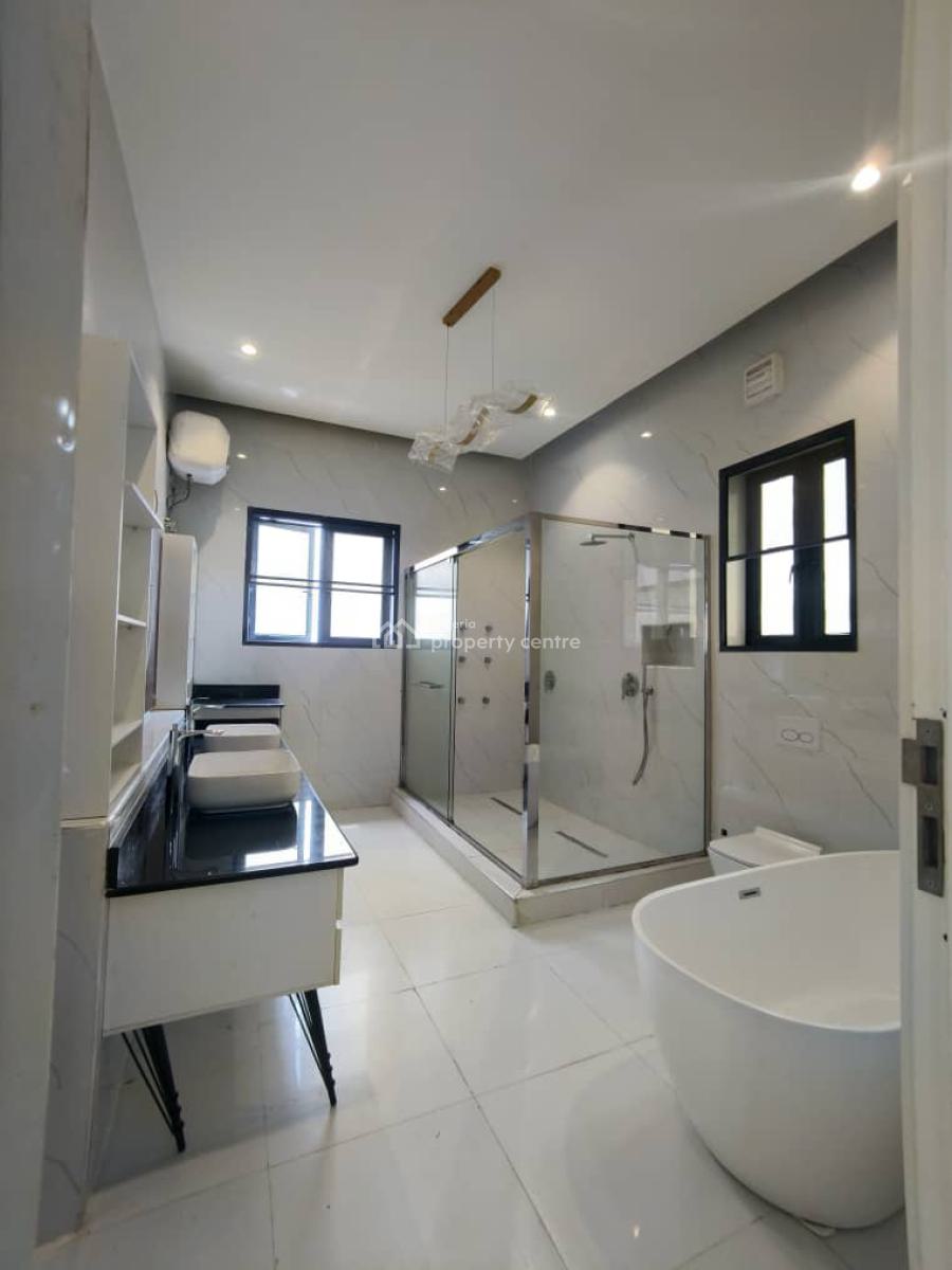 Luxurious Well Built with Details 5 Bedroom Fully Detached Dupled with 2 Rooms, Chevron, Lekki, Lagos, Detached Duplex for Sale