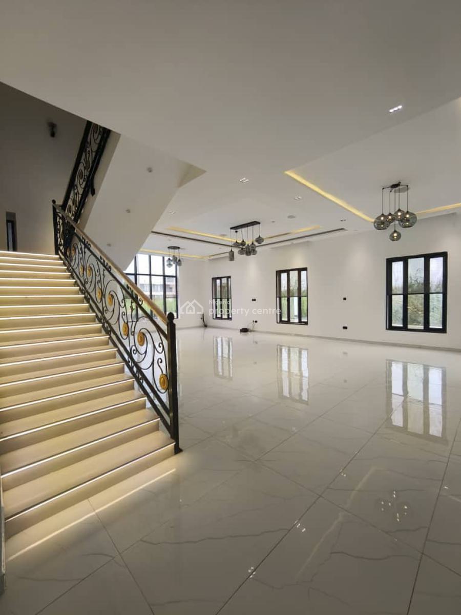 Luxurious Well Built with Details 5 Bedroom Fully Detached Dupled with 2 Rooms, Chevron, Lekki, Lagos, Detached Duplex for Sale
