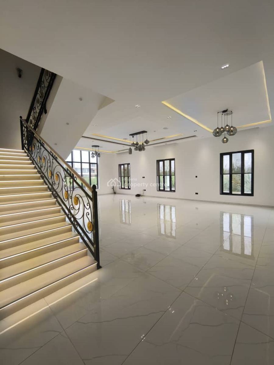 Luxurious Well Built with Details 5 Bedroom Fully Detached Dupled with 2 Rooms, Chevron, Lekki, Lagos, Detached Duplex for Sale