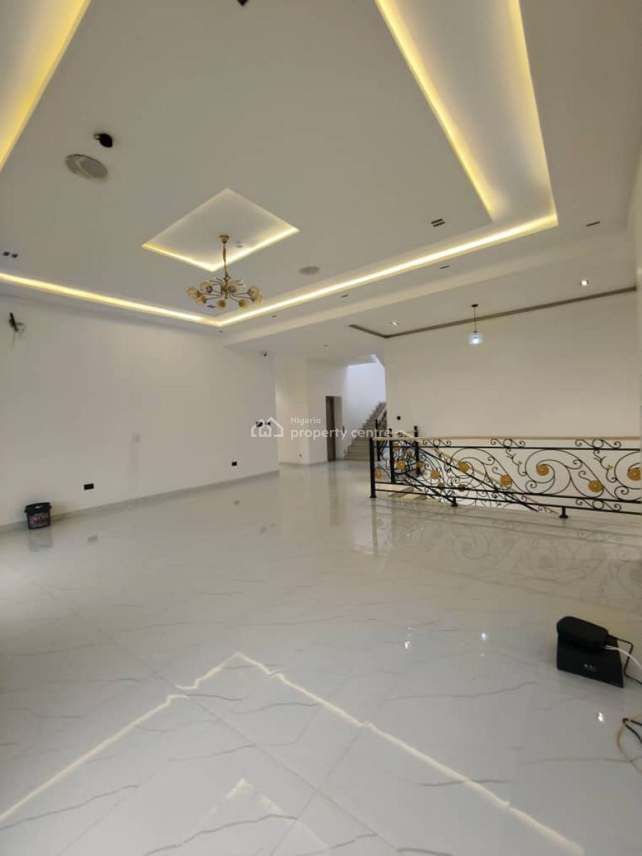 Luxurious Well Built with Details 5 Bedroom Fully Detached Dupled with 2 Rooms, Chevron, Lekki, Lagos, Detached Duplex for Sale