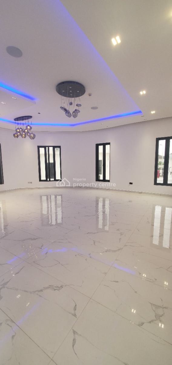 Elegant and Spacious 6 Bedroom Duplex with a Bq, Located in a Secured Estate, Pool,cinema, Elevator, Osapa, Lekki, Lagos, House for Sale