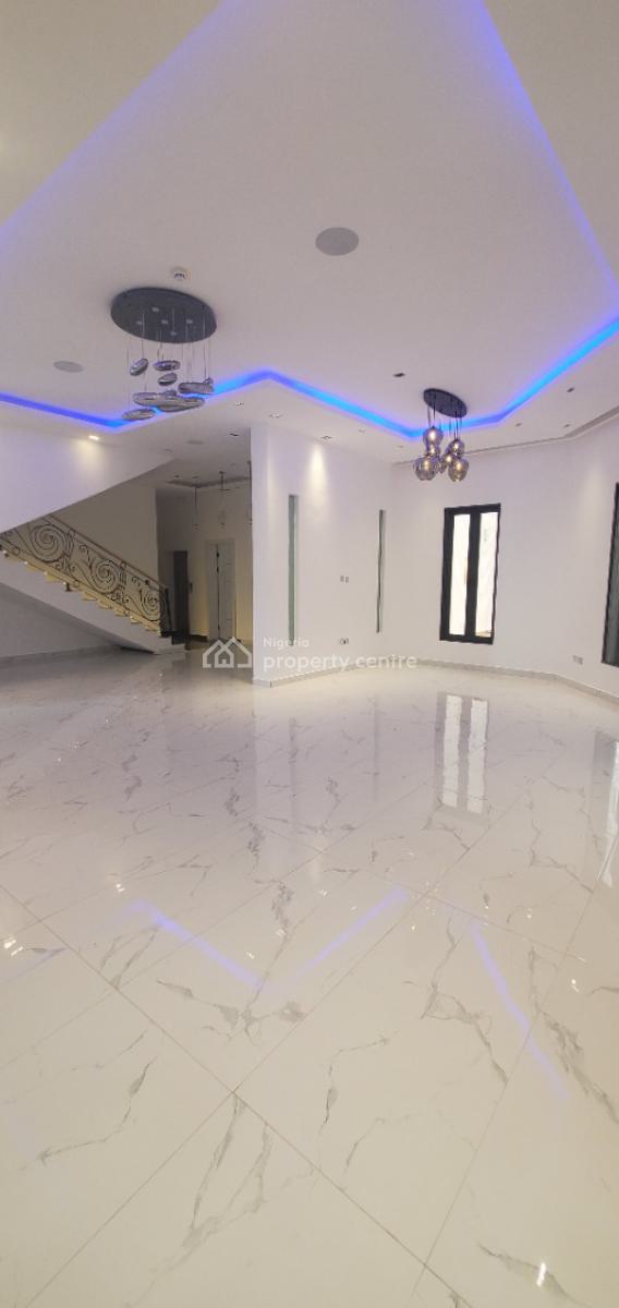 Elegant and Spacious 6 Bedroom Duplex with a Bq, Located in a Secured Estate, Pool,cinema, Elevator, Osapa, Lekki, Lagos, House for Sale