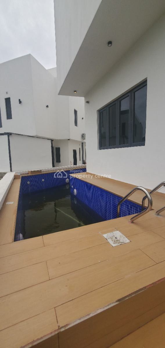 Elegant and Spacious 6 Bedroom Duplex with a Bq, Located in a Secured Estate, Pool,cinema, Elevator, Osapa, Lekki, Lagos, House for Sale
