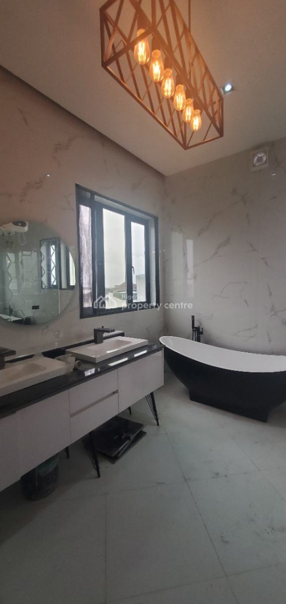 Elegant and Spacious 6 Bedroom Duplex with a Bq, Located in a Secured Estate, Pool,cinema, Elevator, Osapa, Lekki, Lagos, House for Sale
