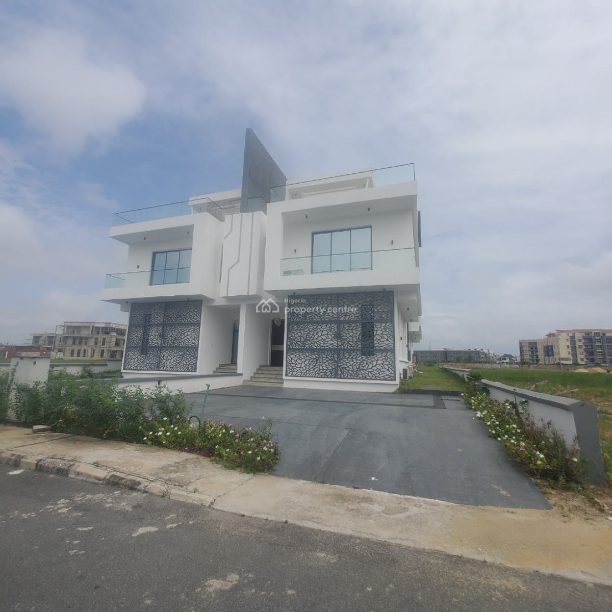 Luxury 5 Bedroom Semi Detached Duplex with Bq, Pool, Cinema, Elevator, Cowrie Creek Estate, Ikate, Lekki, Lagos, Semi-detached Duplex for Sale