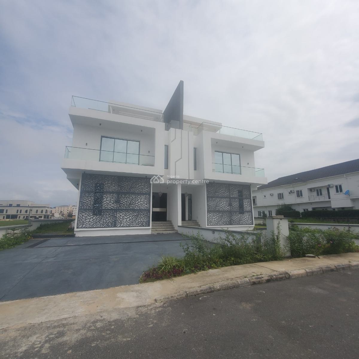 Luxury 5 Bedroom Semi Detached Duplex with Bq, Pool, Cinema, Elevator, Cowrie Creek Estate, Ikate, Lekki, Lagos, Semi-detached Duplex for Sale