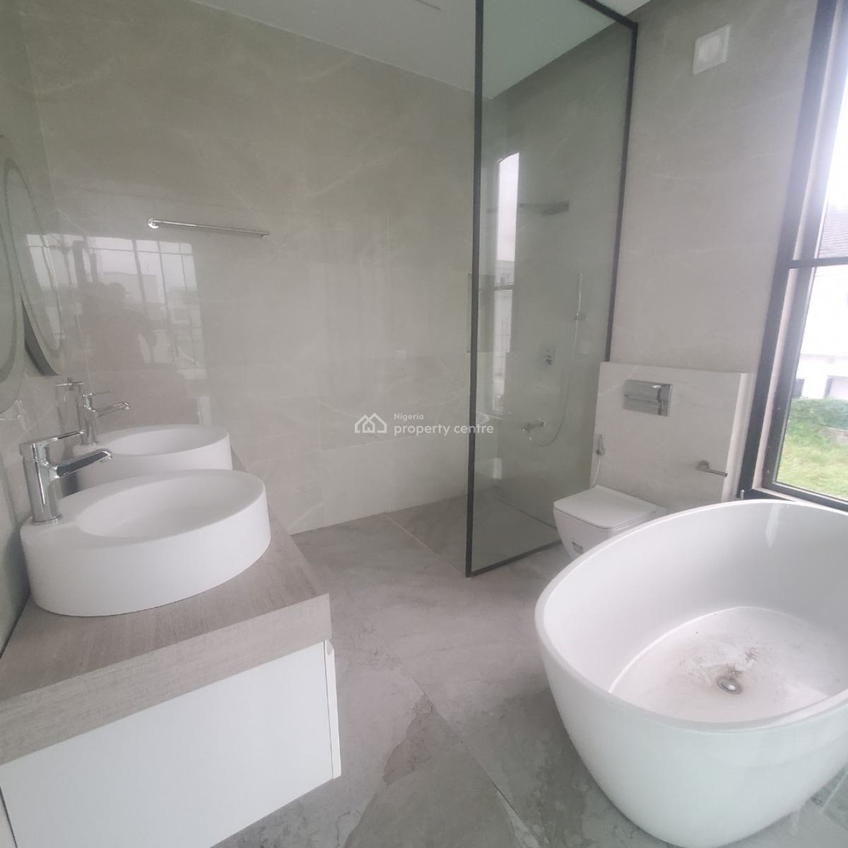 Luxury 5 Bedroom Semi Detached Duplex with Bq, Pool, Cinema, Elevator, Cowrie Creek Estate, Ikate, Lekki, Lagos, Semi-detached Duplex for Sale