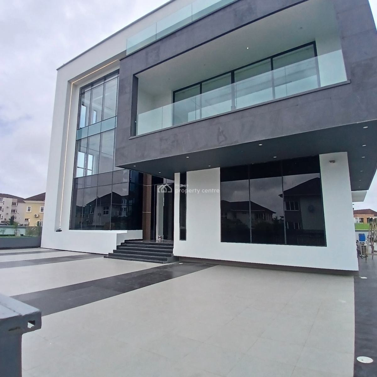 Magnificent 5 Bedroom Mansion with Elevator, Rooftop, Cinema, Pinnock Beach Estate, Osapa, Lekki, Lagos, Detached Duplex for Sale
