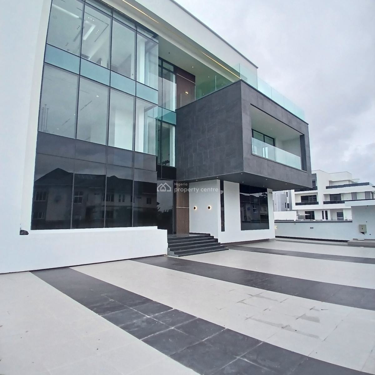 Magnificent 5 Bedroom Mansion with Elevator, Rooftop, Cinema, Pinnock Beach Estate, Osapa, Lekki, Lagos, Detached Duplex for Sale
