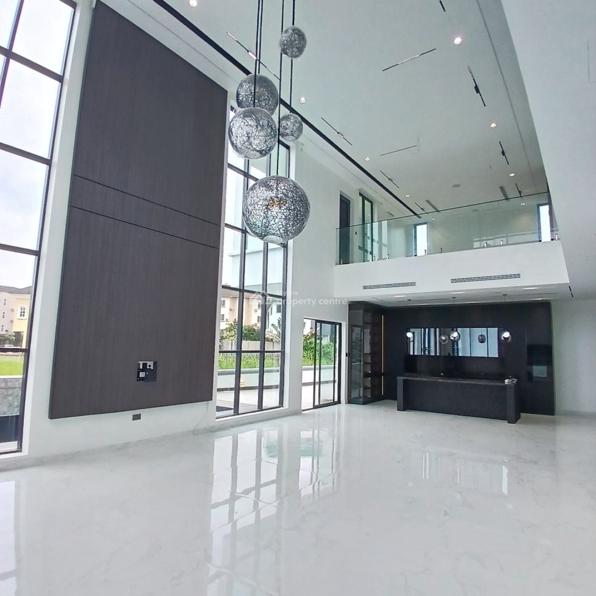 Magnificent 5 Bedroom Mansion with Elevator, Rooftop, Cinema, Pinnock Beach Estate, Osapa, Lekki, Lagos, Detached Duplex for Sale