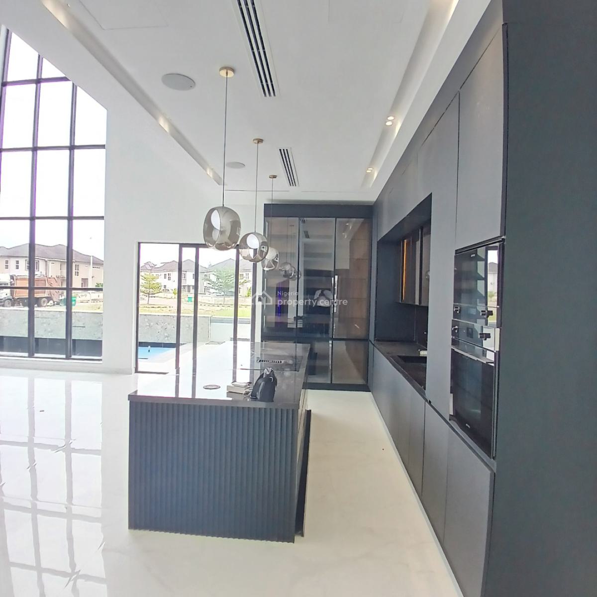 Magnificent 5 Bedroom Mansion with Elevator, Rooftop, Cinema, Pinnock Beach Estate, Osapa, Lekki, Lagos, Detached Duplex for Sale