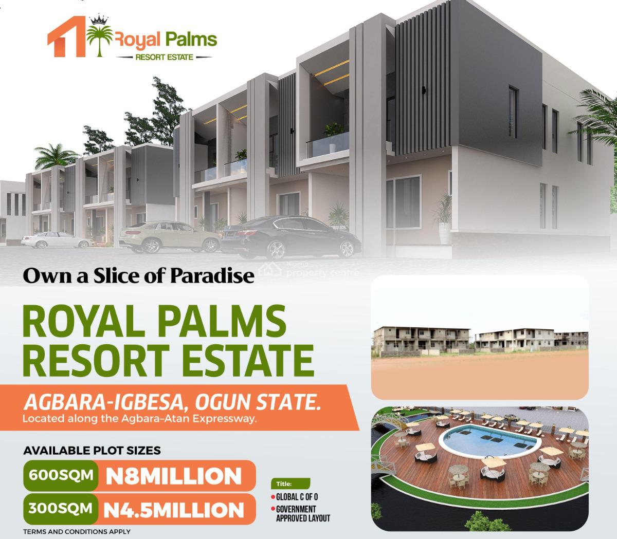 Royal Palm Resort Estate, Agbara, Agbara-igbesa, Lagos, Mixed-use Land for Sale