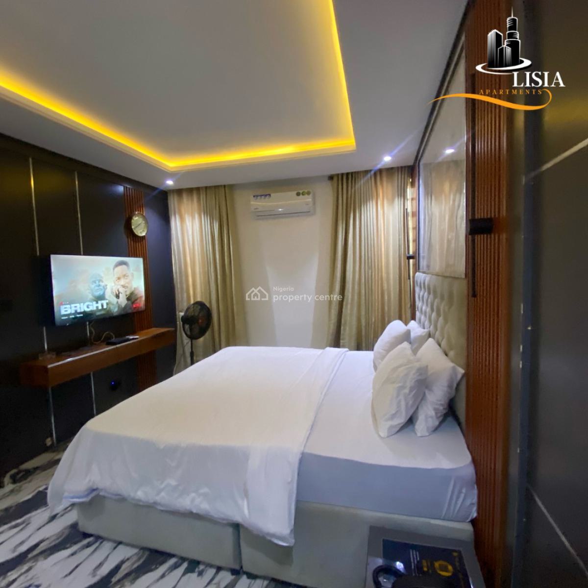 1 Bed Fully Furnished Service Apartment Available for Booking, Thinkers Corner, Enugu, Enugu, Flat / Apartment Short Let