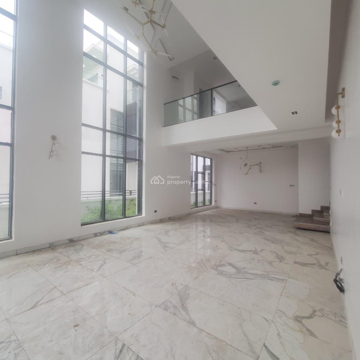 Contemporary 5 Bedroom Detached Duplex W/ Bq in a Secured Estate, Pinnock Beach Estate, Osapa, Lekki, Lagos, Detached Duplex for Sale