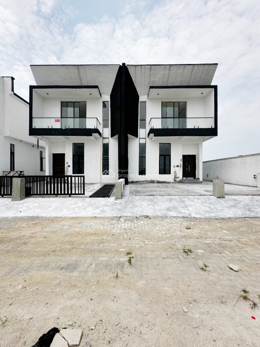 4-bedroom Semi-detached Duplex + Bq, Sangotedo, Ajah, Lagos, Semi-detached Duplex for Sale