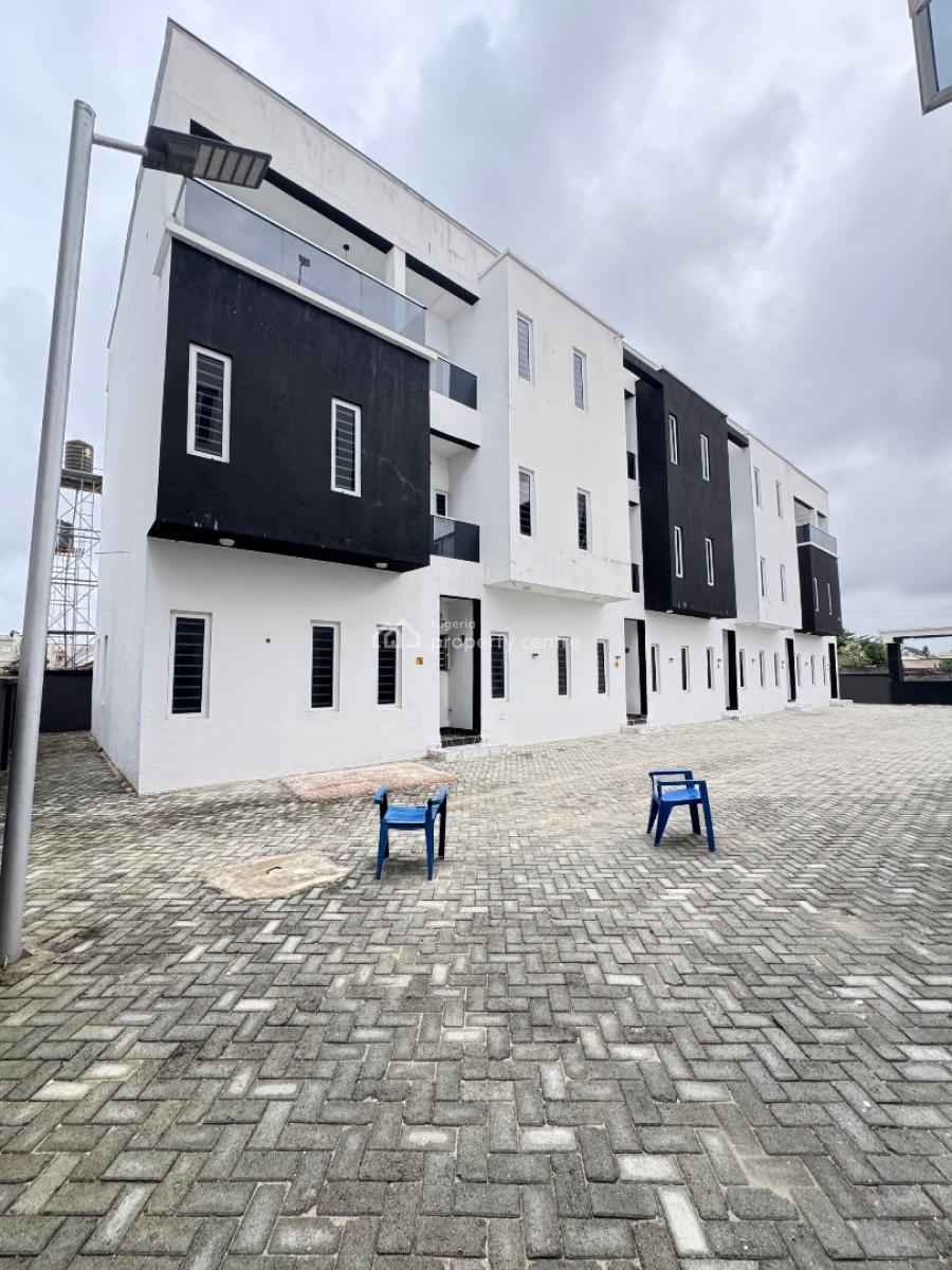 Budget Friendly 3 Bedroom Terrace Duplex with Bq in a Secured Location, Ajah, Lagos, Terraced Duplex for Sale