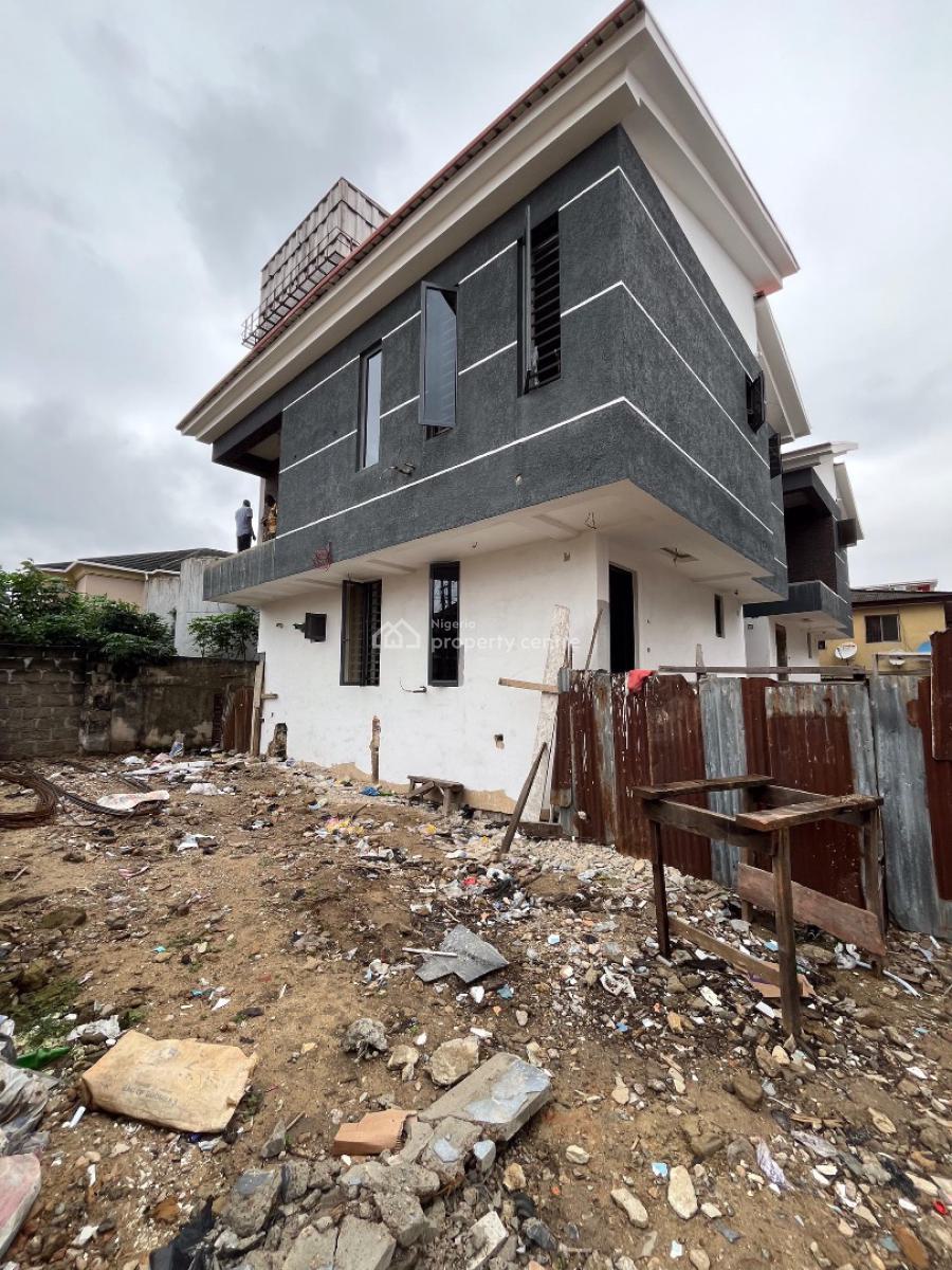 Semi Finished 4 Bedroom Detached Duplex, Off Ogunlana Drive, Surulere, Lagos, Detached Duplex for Sale