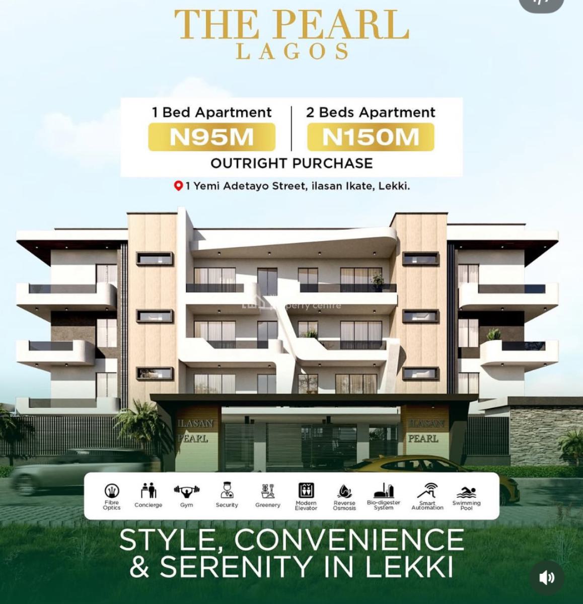 Smart Offplan 1 Bedroom Apartment, Ikate, Lekki, Lagos, Block of Flats for Sale