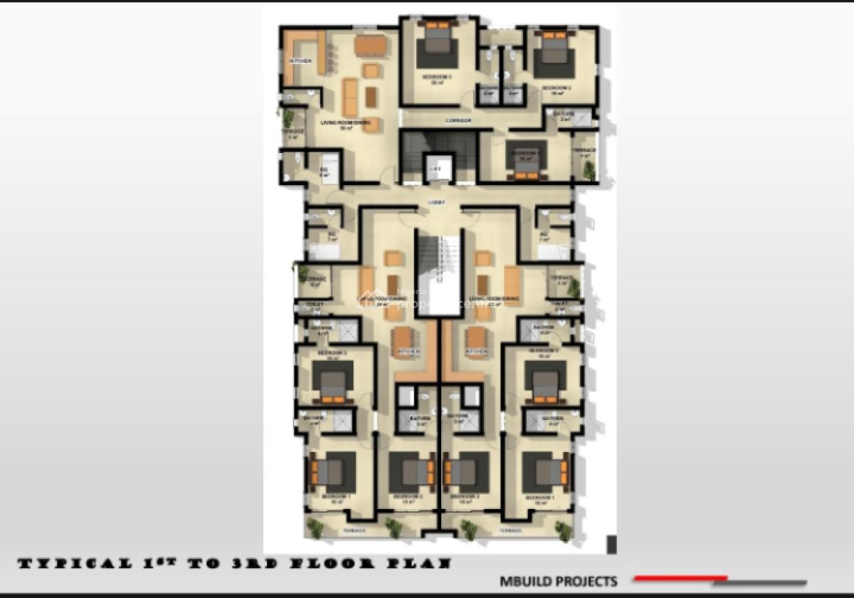 Off Plan Luxury 3 Bedroom Apartment with Bq, Off Allen, Ikeja, Lagos, Flat / Apartment for Sale