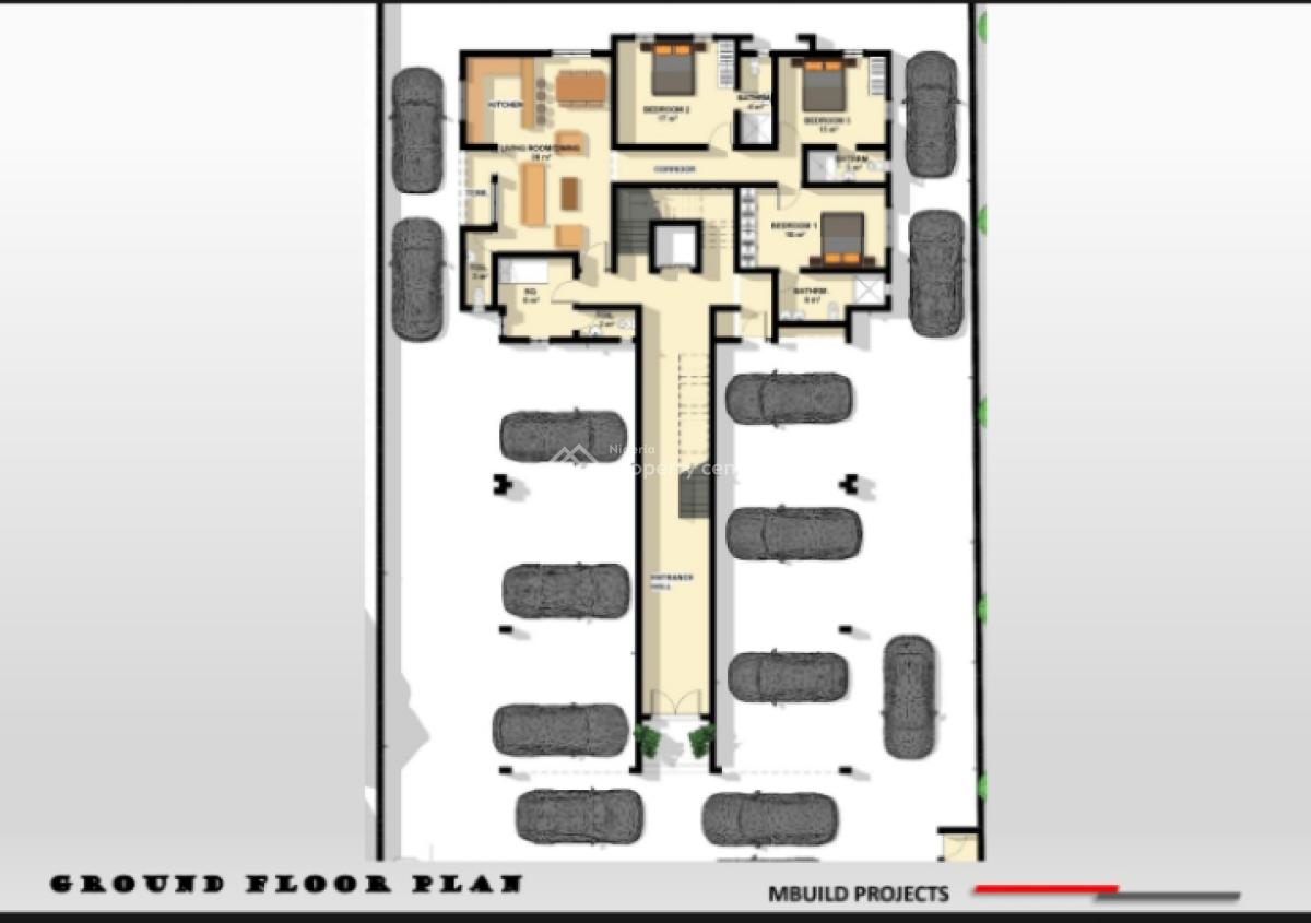 Off Plan Luxury 3 Bedroom Apartment with Bq, Off Allen, Ikeja, Lagos, Flat / Apartment for Sale