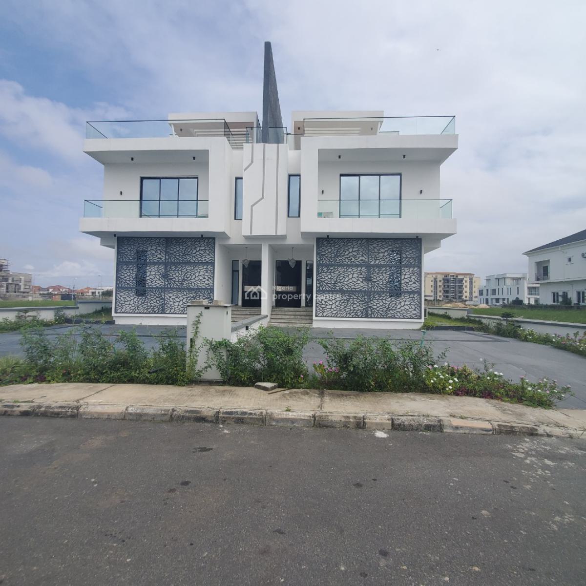 Beautiful 5 Bedroom Semi Detached Duplex with a Bq and Pool, Ikate, Lekki, Lagos, House for Sale