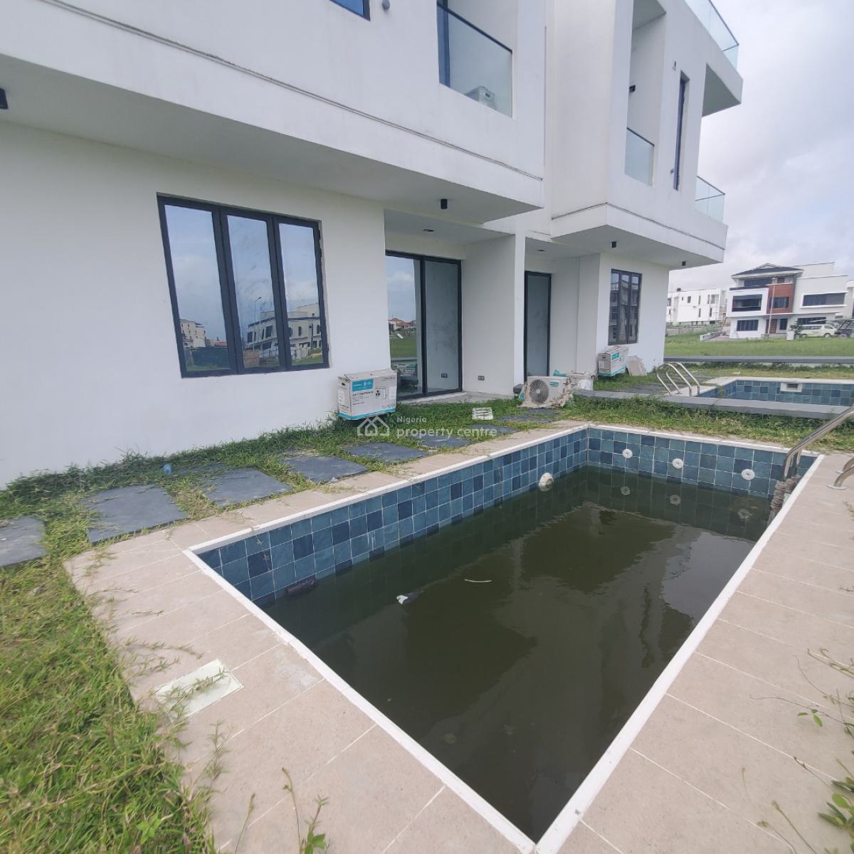 Beautiful 5 Bedroom Semi Detached Duplex with a Bq and Pool, Ikate, Lekki, Lagos, House for Sale