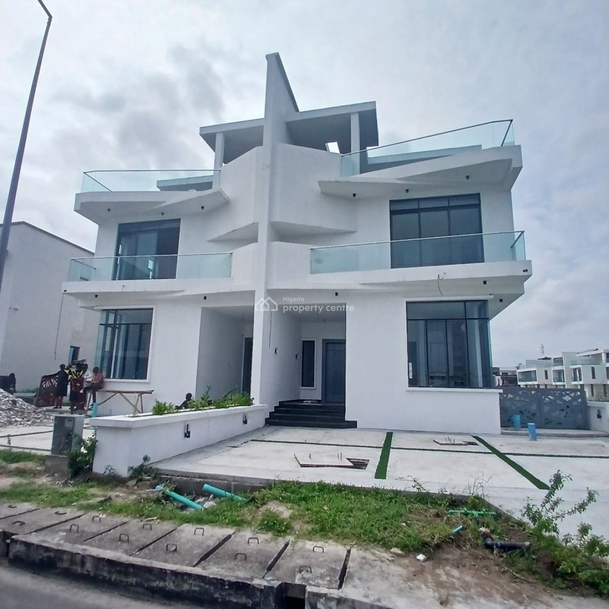 Aesthetically Pleasing 5 Bedroom Semi-detached Duplex with Bq, Cowrie Creek Estate, Ikate Elegushi, Lekki, Lagos, Semi-detached Duplex for Sale