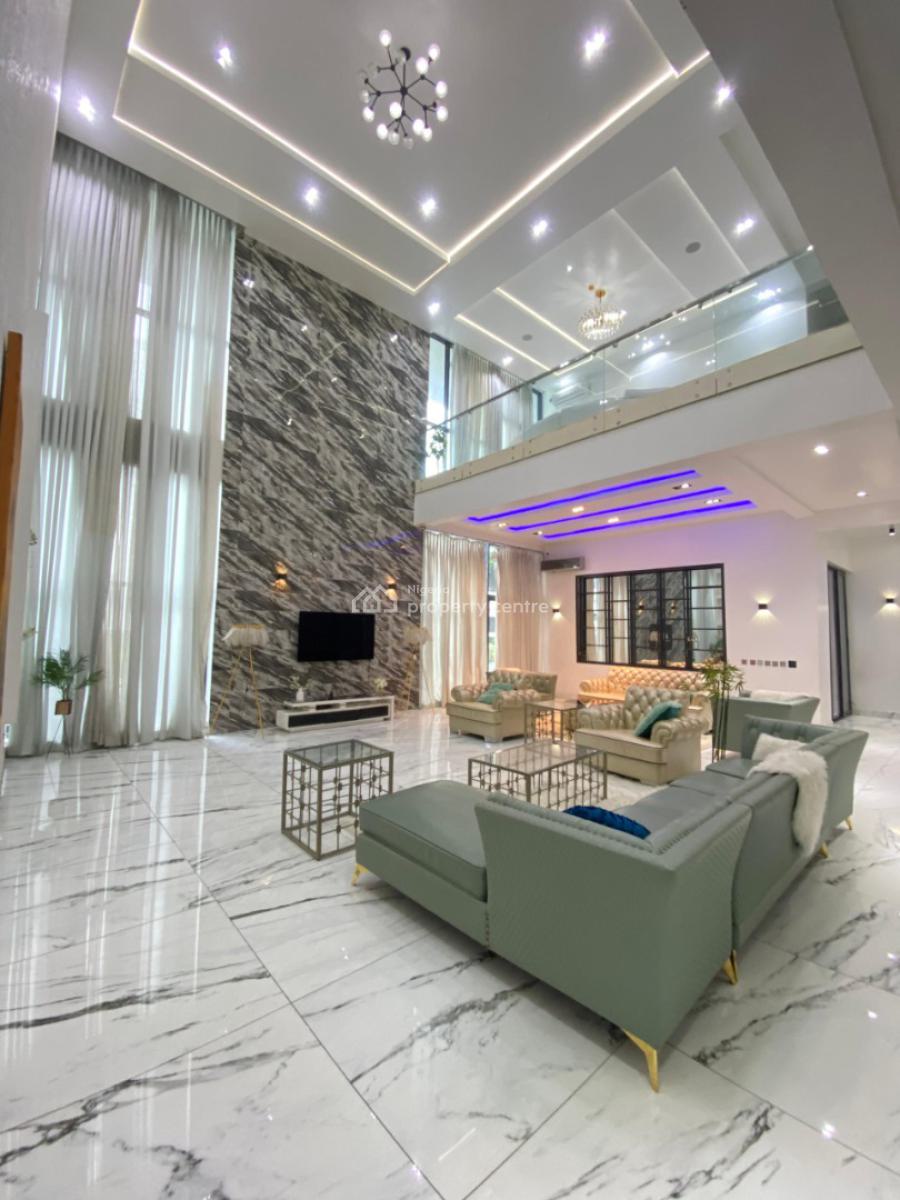 5 Bedroom Fully Furnished Detached Duplex with Pool, Cinema, Gym, Pinnock Beach Estate, Osapa, Lekki, Lagos, Detached Duplex for Sale