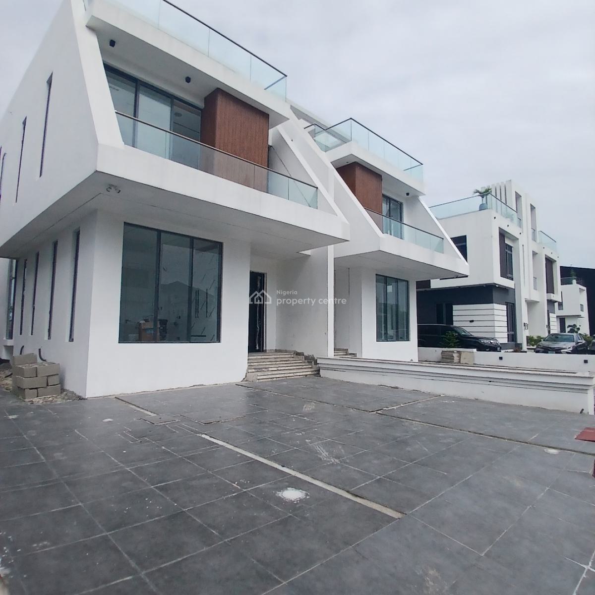Luxury 5 Bedroom Semi-detached Duplex with Elevator,rooftop Terrace, with a Swimming Pool, Within The Prestigious Cowrie Creek Estate, Ikate Elegushi, Lekki, Lagos, Semi-detached Duplex for Sale