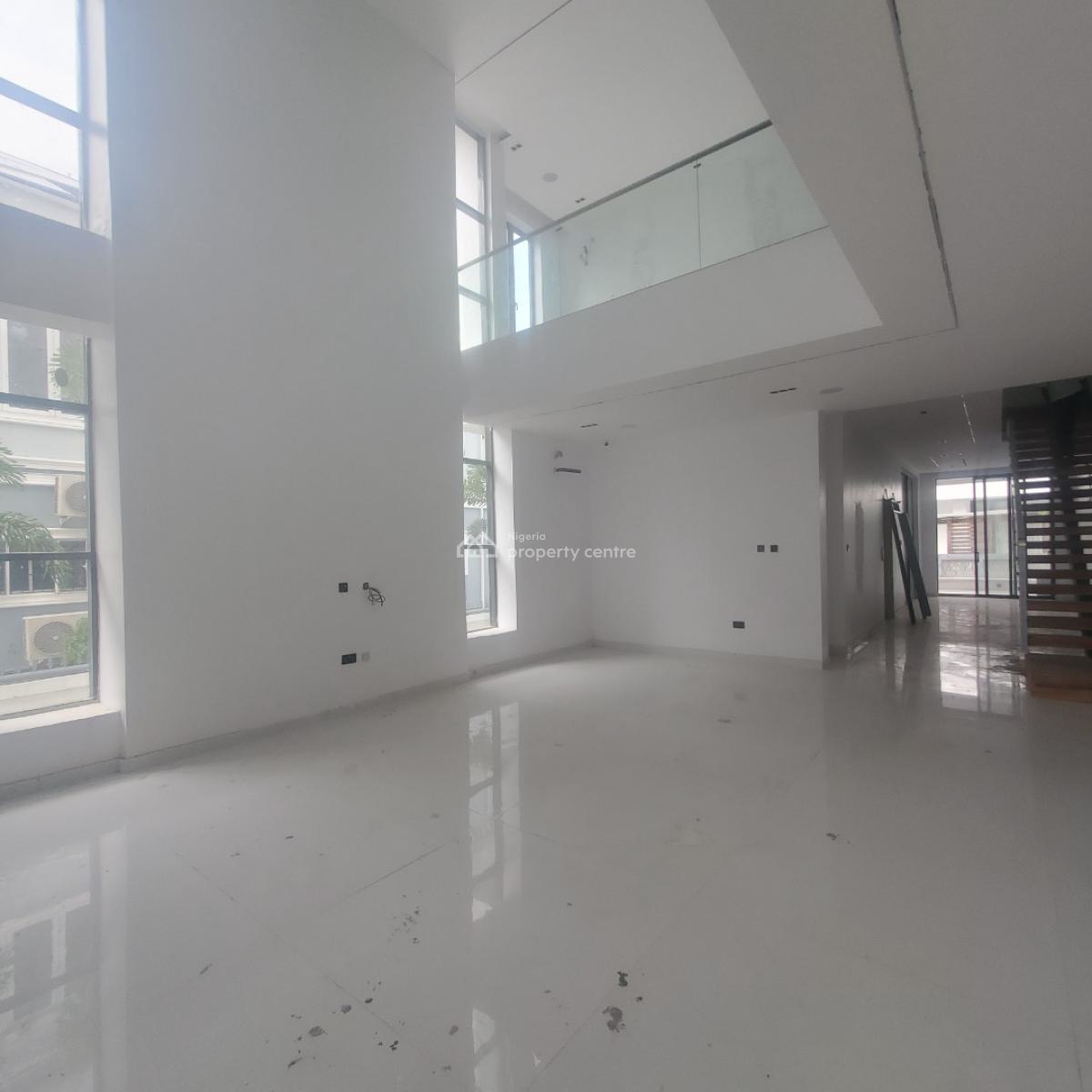 Contemporary 5 Bedroom Semi Detached Duplex W/ Bq, Pool, Cinema, Lift, Cowrie Creek Estate, Ikate, Lekki, Lagos, Semi-detached Duplex for Sale