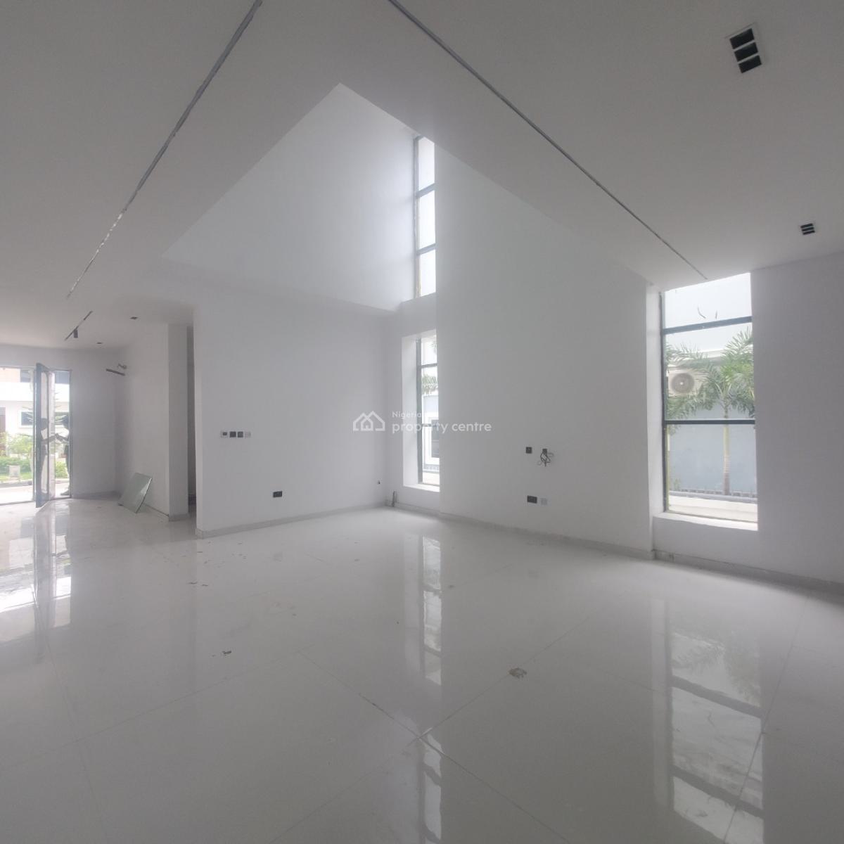 Contemporary 5 Bedroom Semi Detached Duplex W/ Bq, Pool, Cinema, Lift, Cowrie Creek Estate, Ikate, Lekki, Lagos, Semi-detached Duplex for Sale