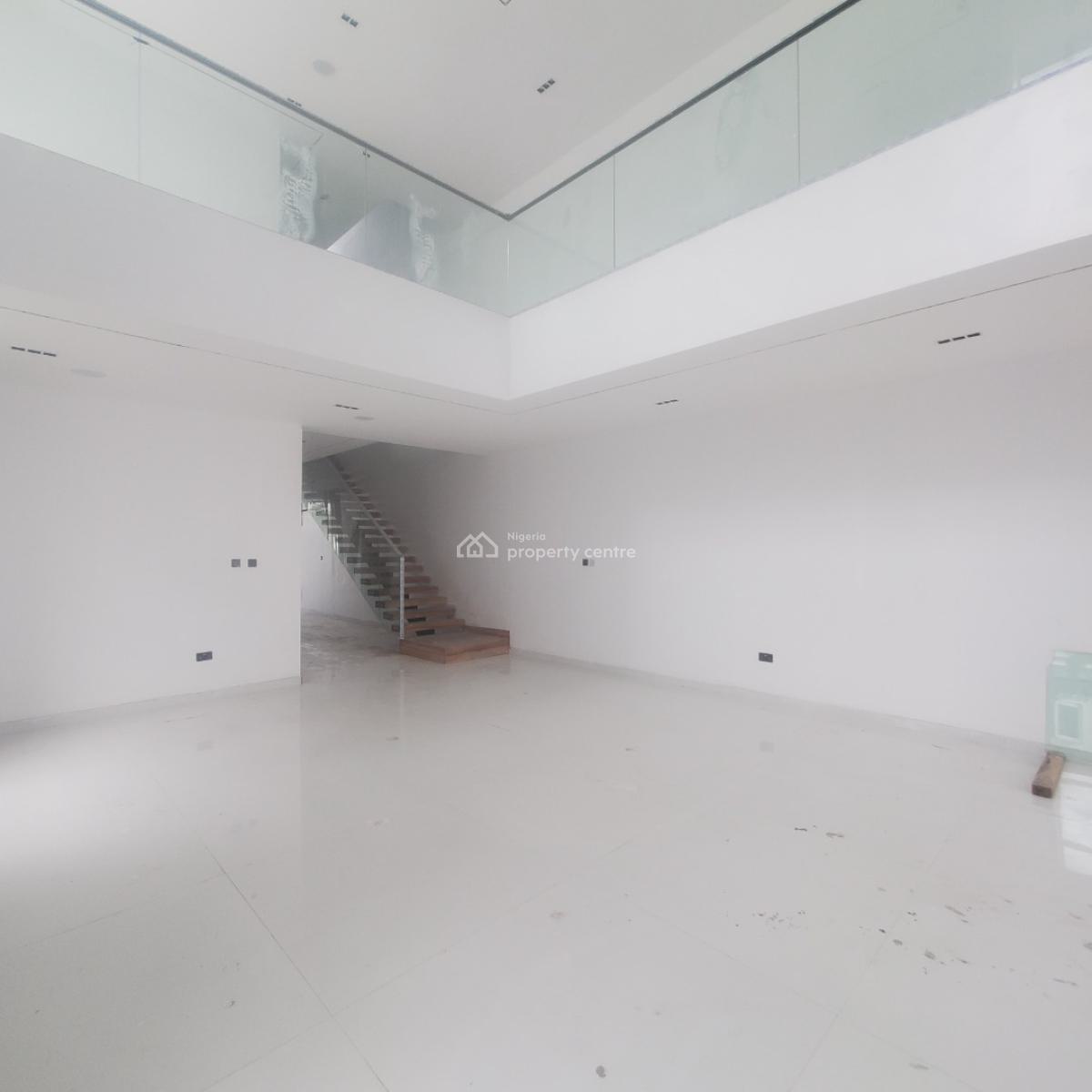 Contemporary 5 Bedroom Semi Detached Duplex W/ Bq, Pool, Cinema, Lift, Cowrie Creek Estate, Ikate, Lekki, Lagos, Semi-detached Duplex for Sale