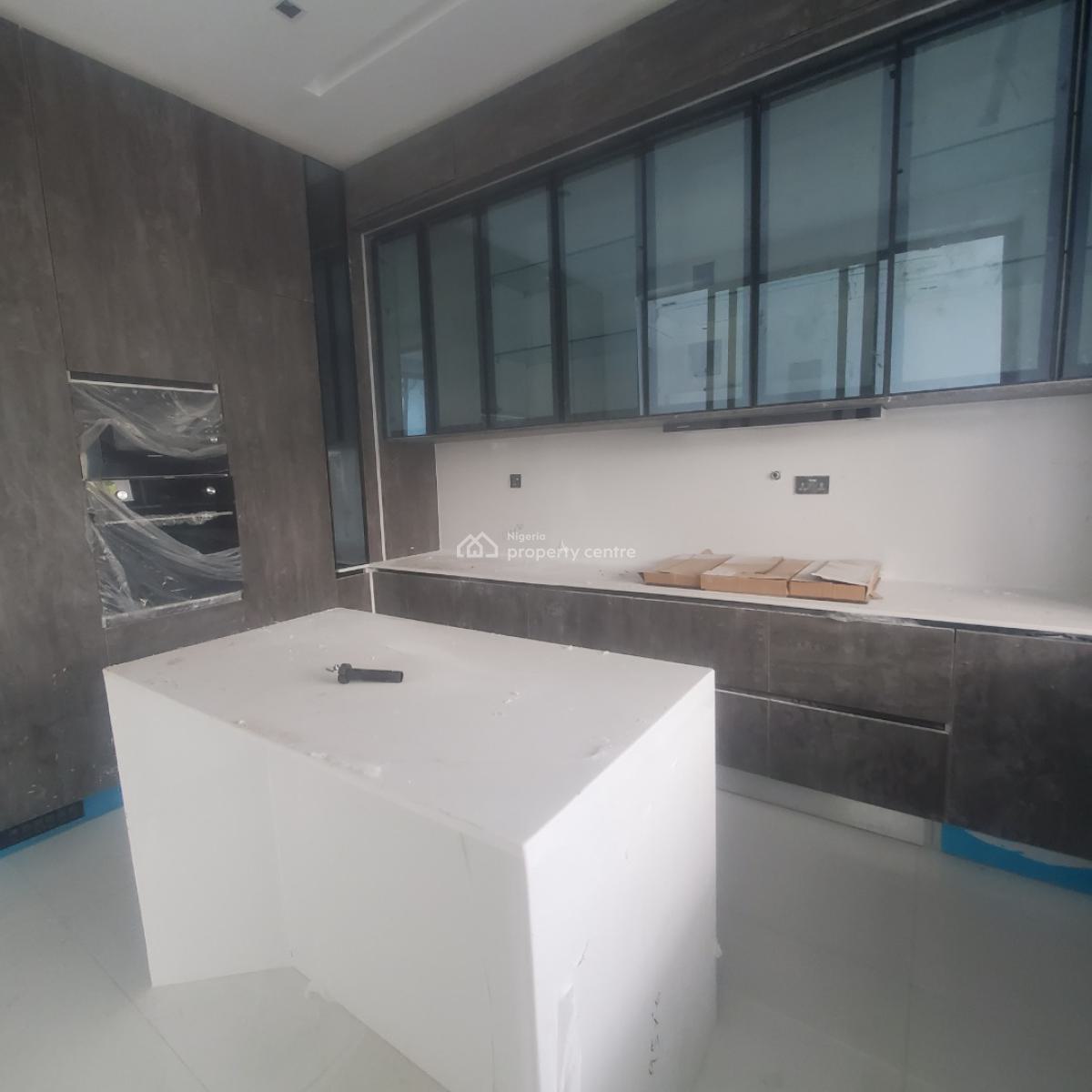 Contemporary 5 Bedroom Semi Detached Duplex W/ Bq, Pool, Cinema, Lift, Cowrie Creek Estate, Ikate, Lekki, Lagos, Semi-detached Duplex for Sale