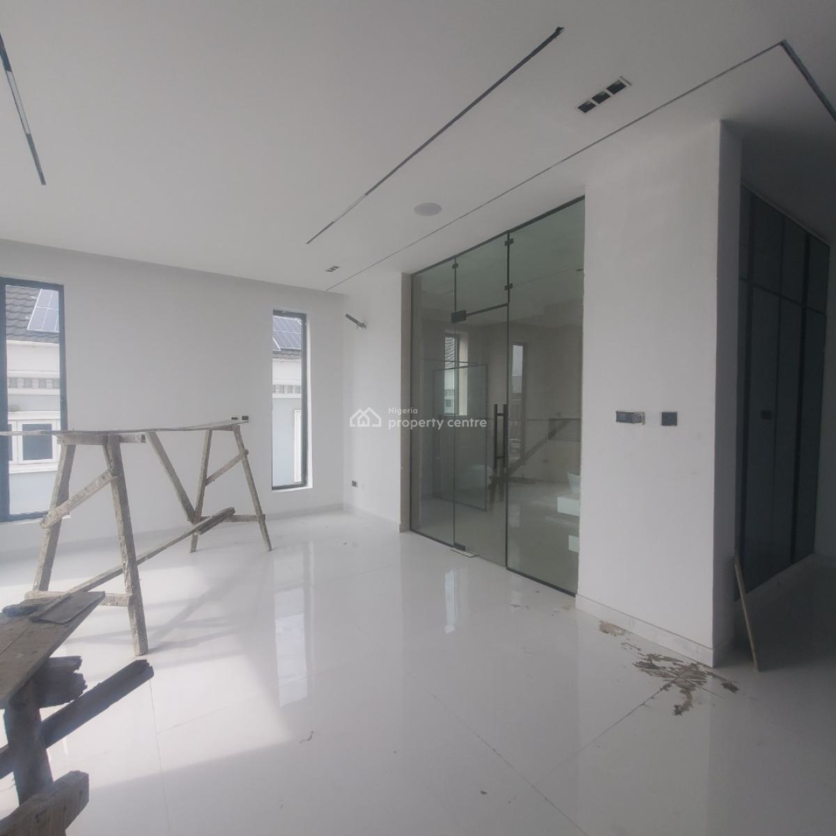 Contemporary 5 Bedroom Semi Detached Duplex W/ Bq, Pool, Cinema, Lift, Cowrie Creek Estate, Ikate, Lekki, Lagos, Semi-detached Duplex for Sale