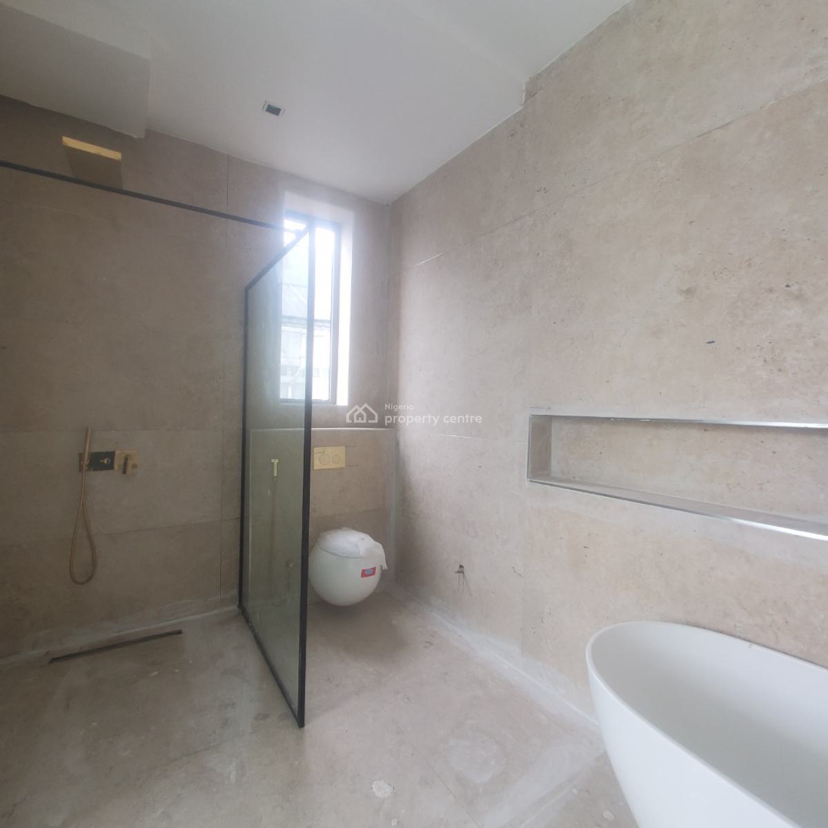 Contemporary 5 Bedroom Semi Detached Duplex W/ Bq, Pool, Cinema, Lift, Cowrie Creek Estate, Ikate, Lekki, Lagos, Semi-detached Duplex for Sale