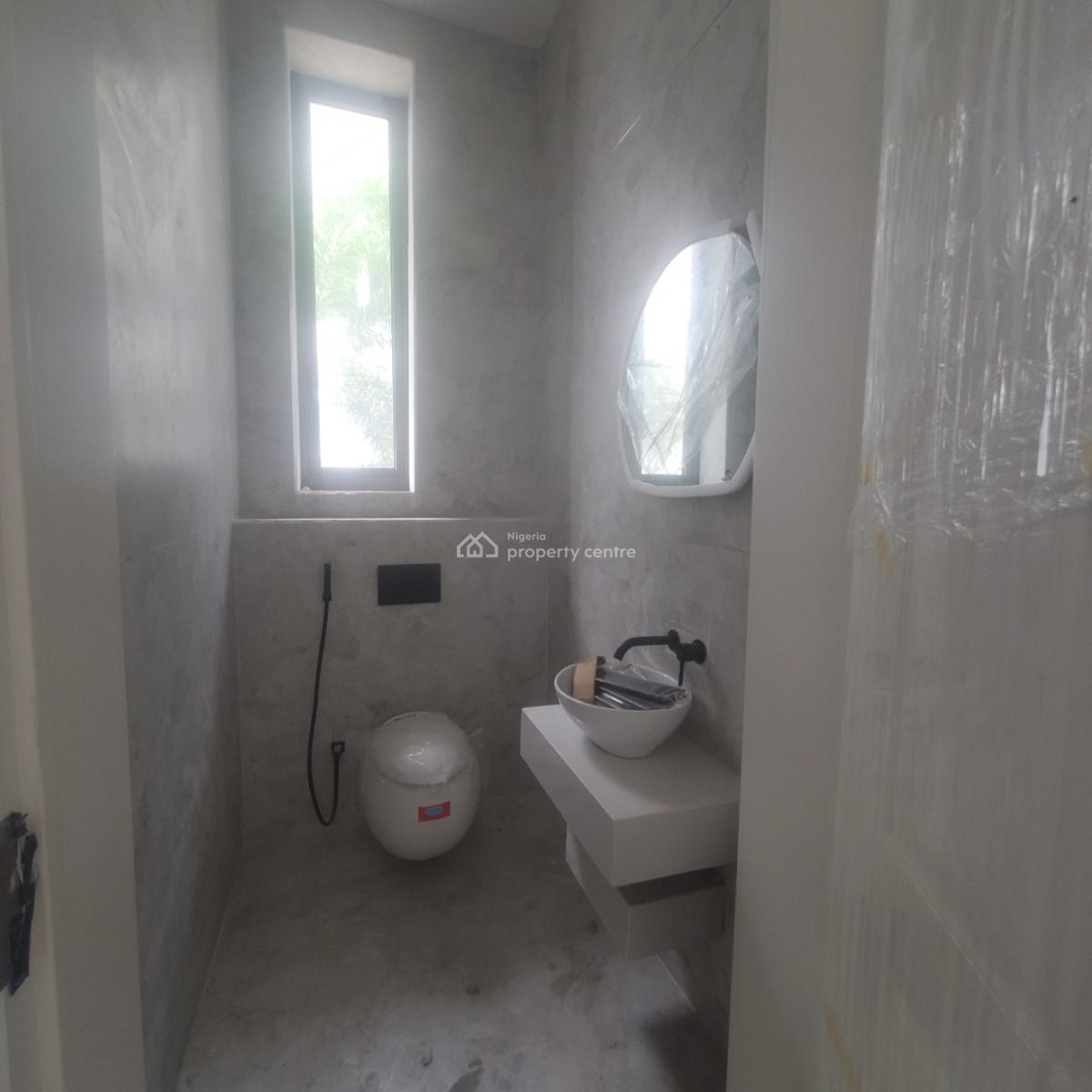 Contemporary 5 Bedroom Semi Detached Duplex W/ Bq, Pool, Cinema, Lift, Cowrie Creek Estate, Ikate, Lekki, Lagos, Semi-detached Duplex for Sale